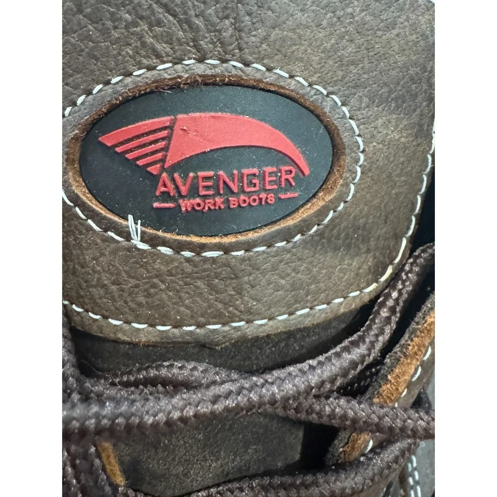 Avenger Foreman Oxford Waterproof Work Shoes Men's 14 Brown EH